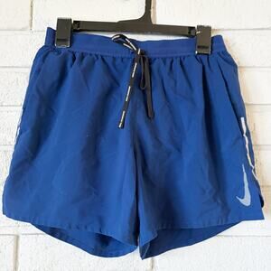 Nike DriFit Men's Flex Stride 5" Lined Running Shorts Size M Royal Blue/Silver